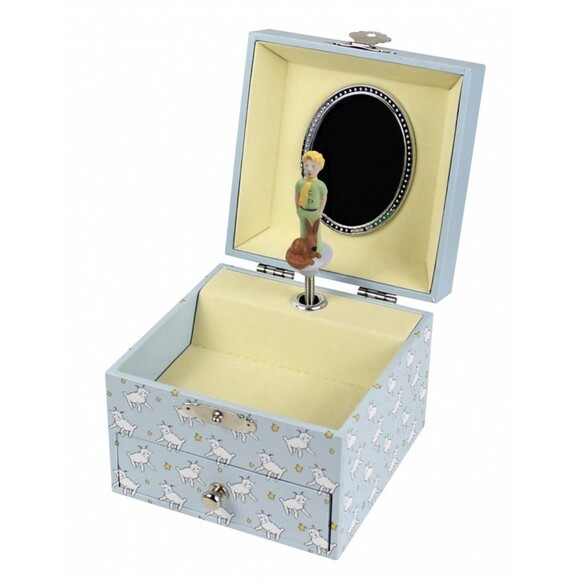 Photoluminescent Musical jewellery box Little Prince with sheep - Picture 2 of 3